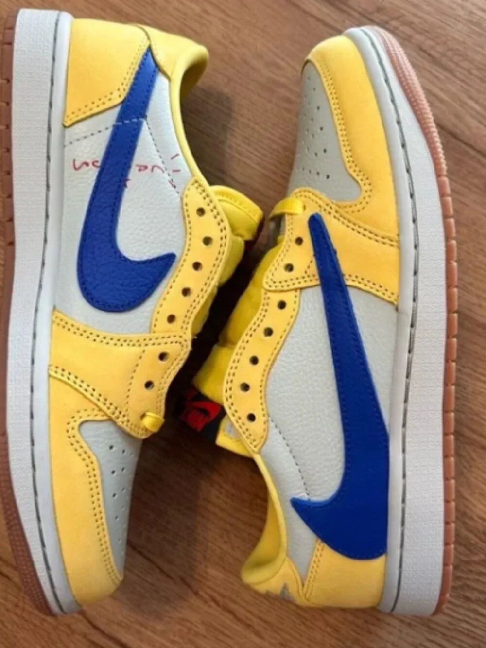 NWT Nike Air Jordan 1 Low OG x Travis Scott “Canary” Sneakers